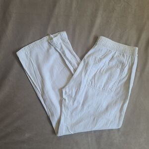 Old Navy Linen Blend Pants Womens Med